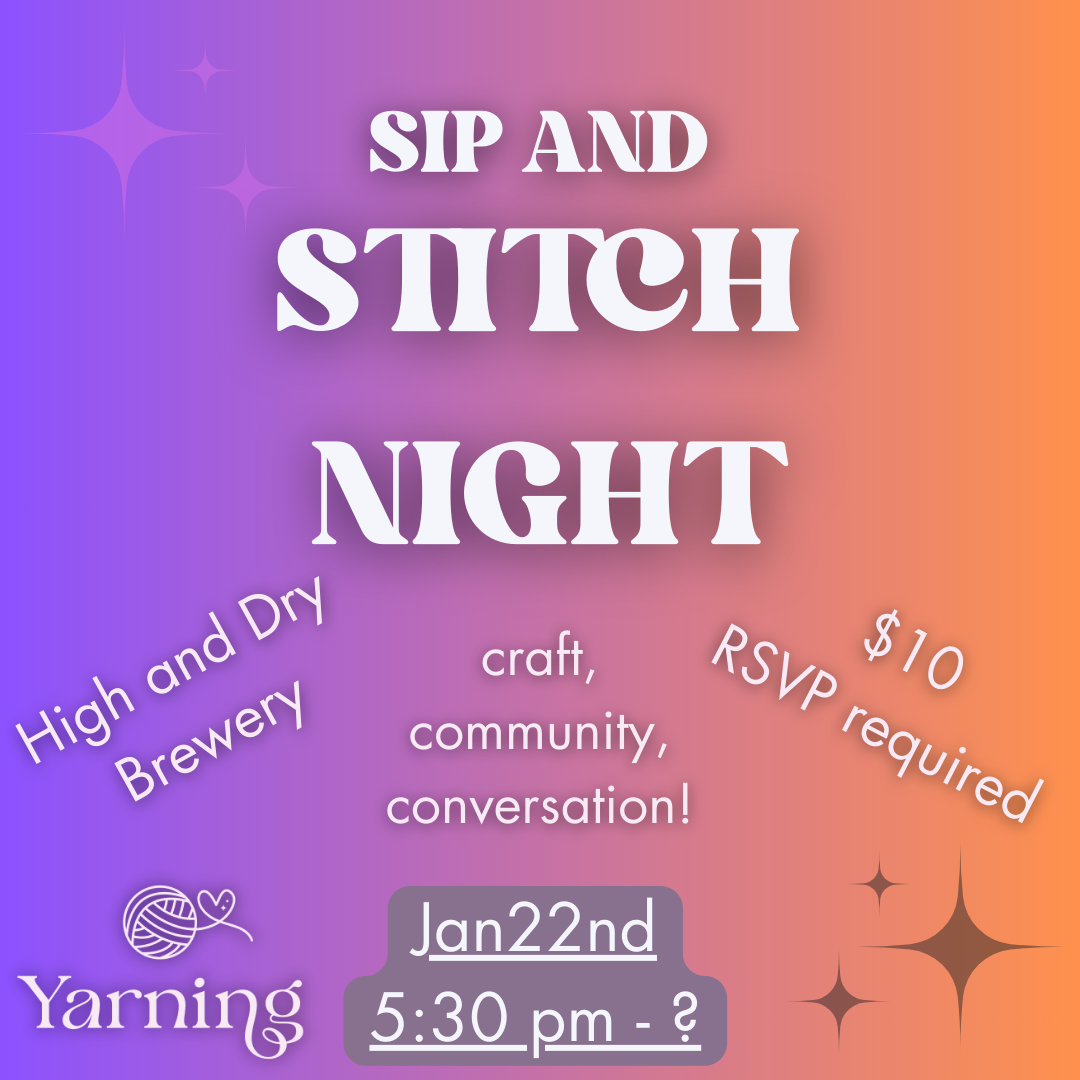 Sip and Stitch Night