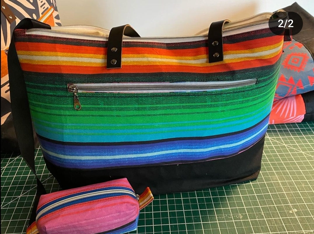 Handmade by KG Custom Textiles - Lg Project Bag