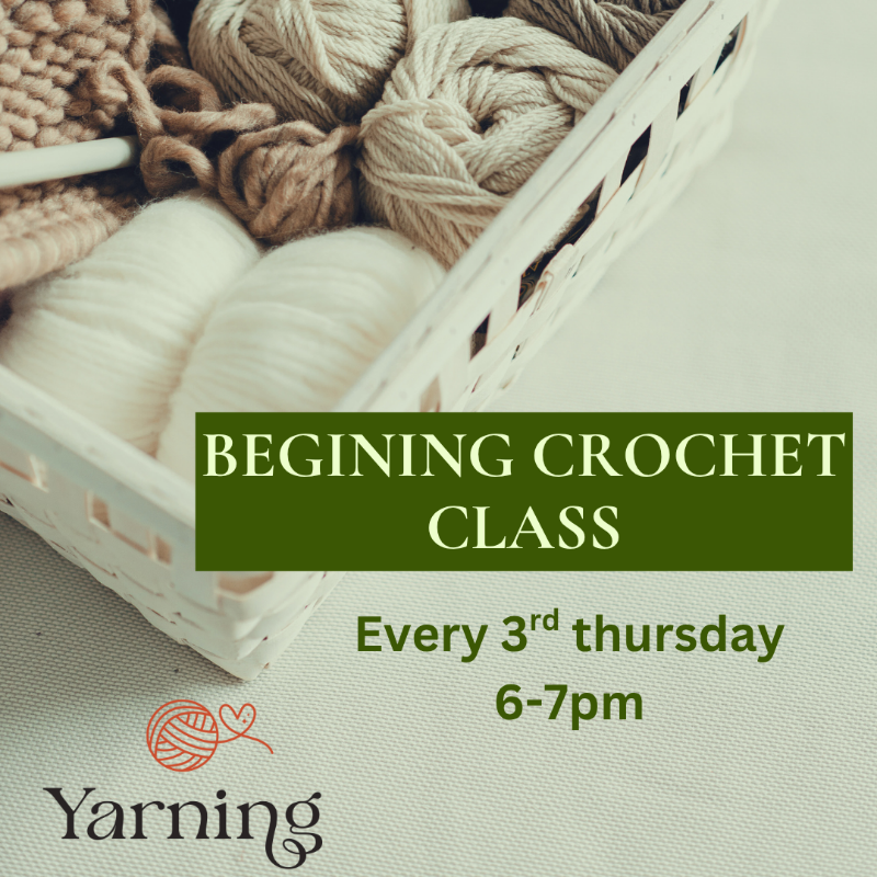 Beginning Crochet Class
