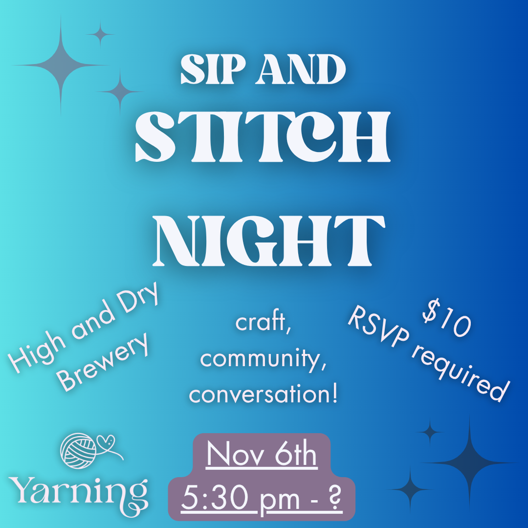 Sip and Stitch Night