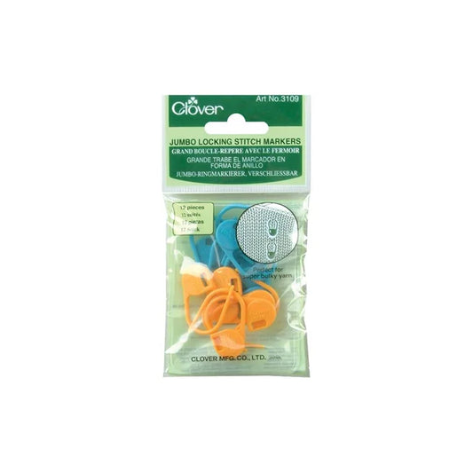Clover Jumbo Locking Stitch Marker 3109