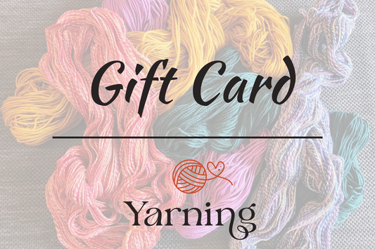Yarning Gift Card $10 - $50